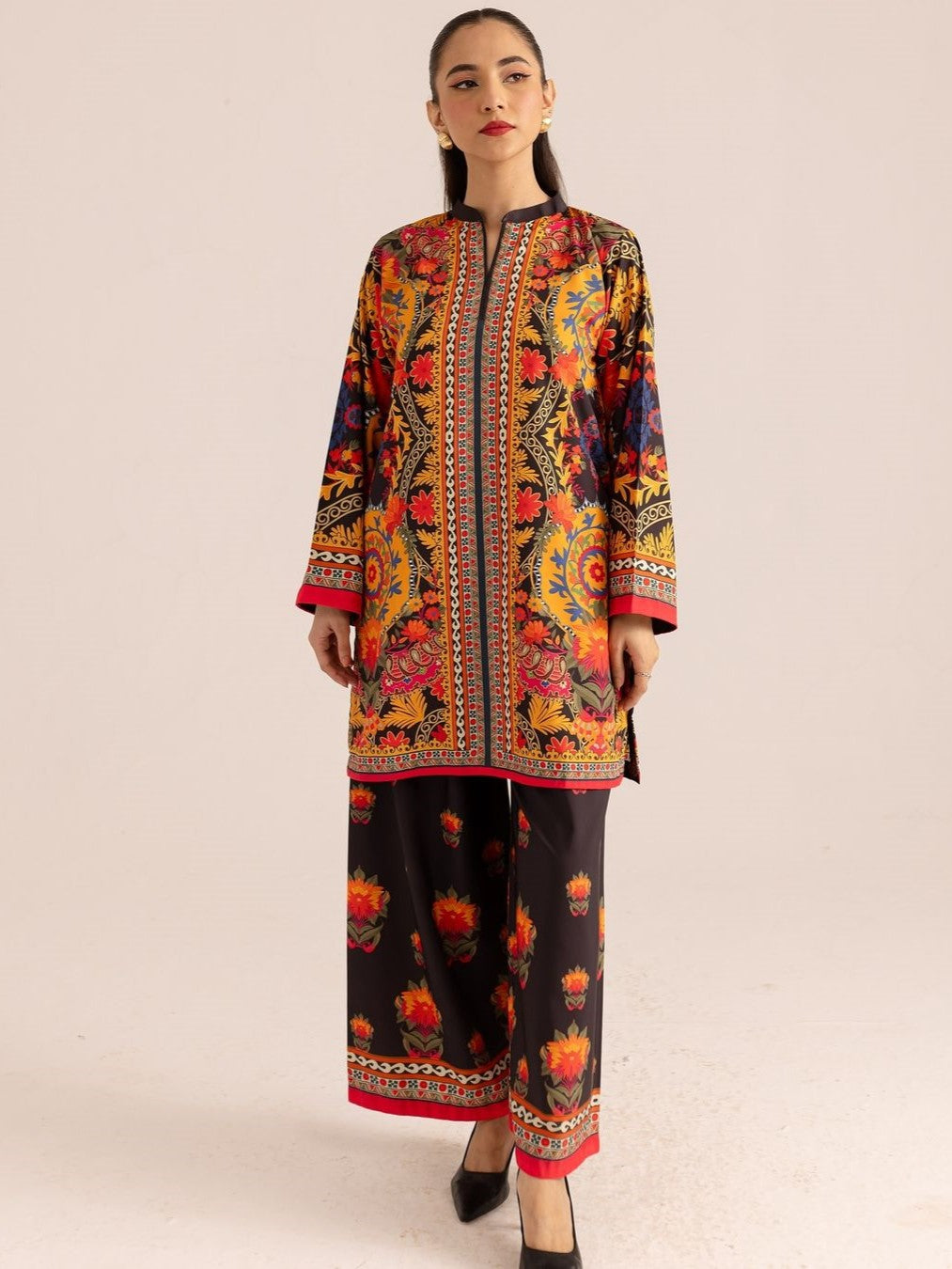 Rangoon Digital Printed Khaddar Dress for Women's - The Mak's Store