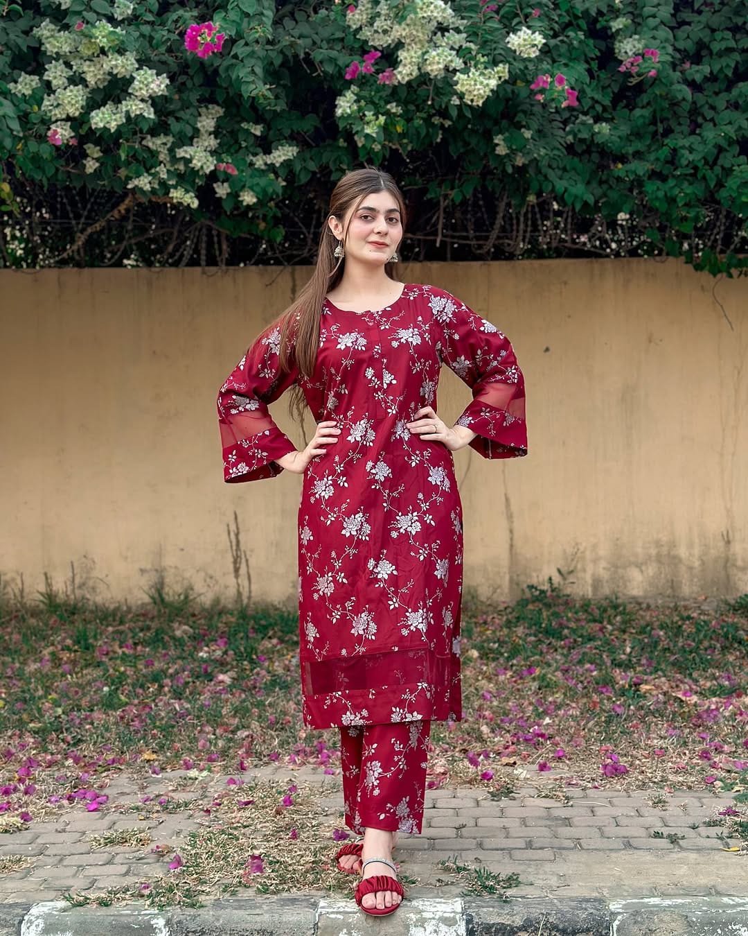 BLOSSOM PRINTED LONG LENGHT