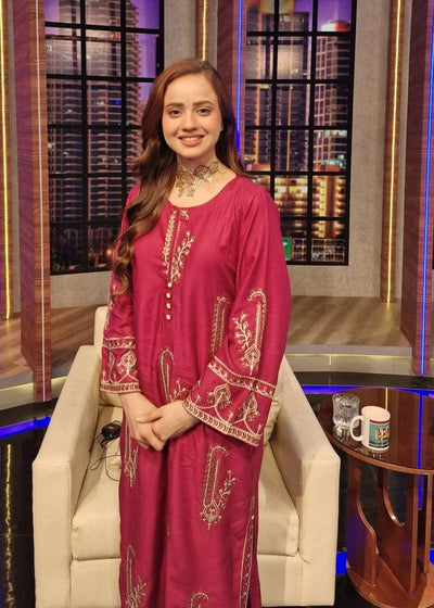 Jesmine Embroidary -2 Piece Linen