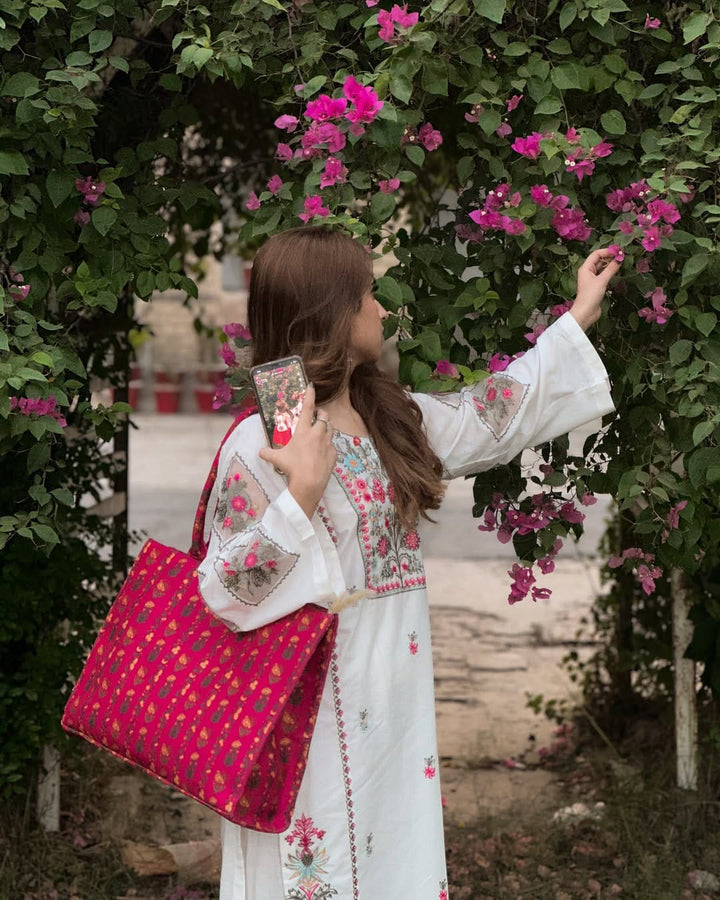 WHITE DOVE- EMB 2PC
