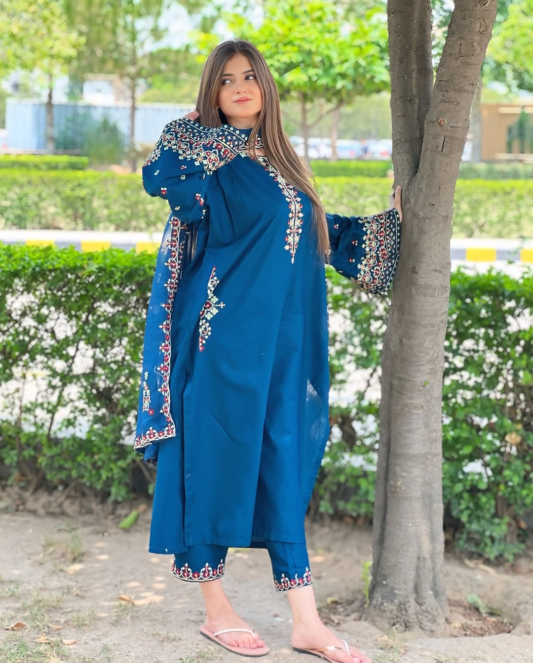 MASHAL EMBROIDERY PURE LAWN 3PC