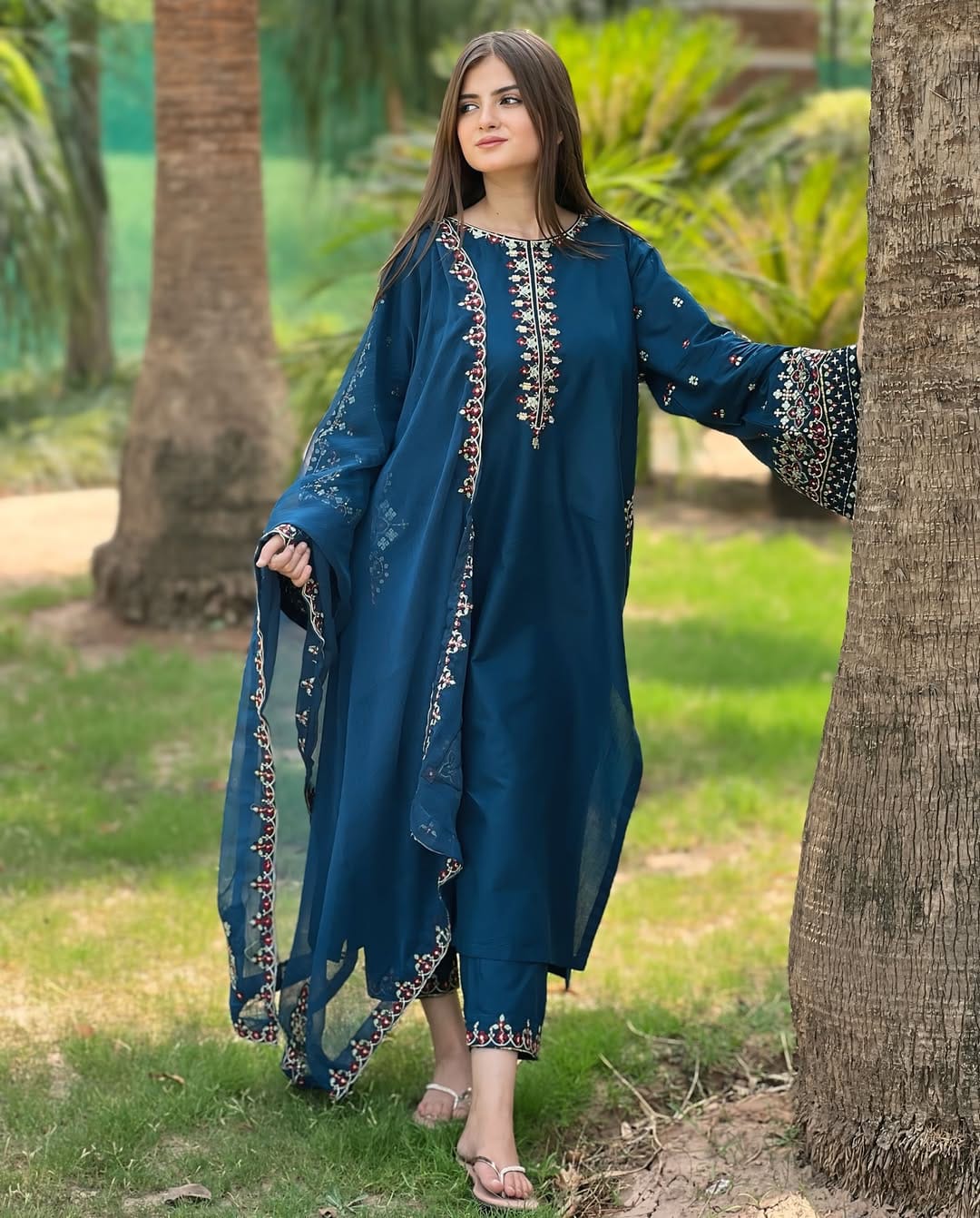 MASHAL EMBROIDERY PURE LAWN 3PC