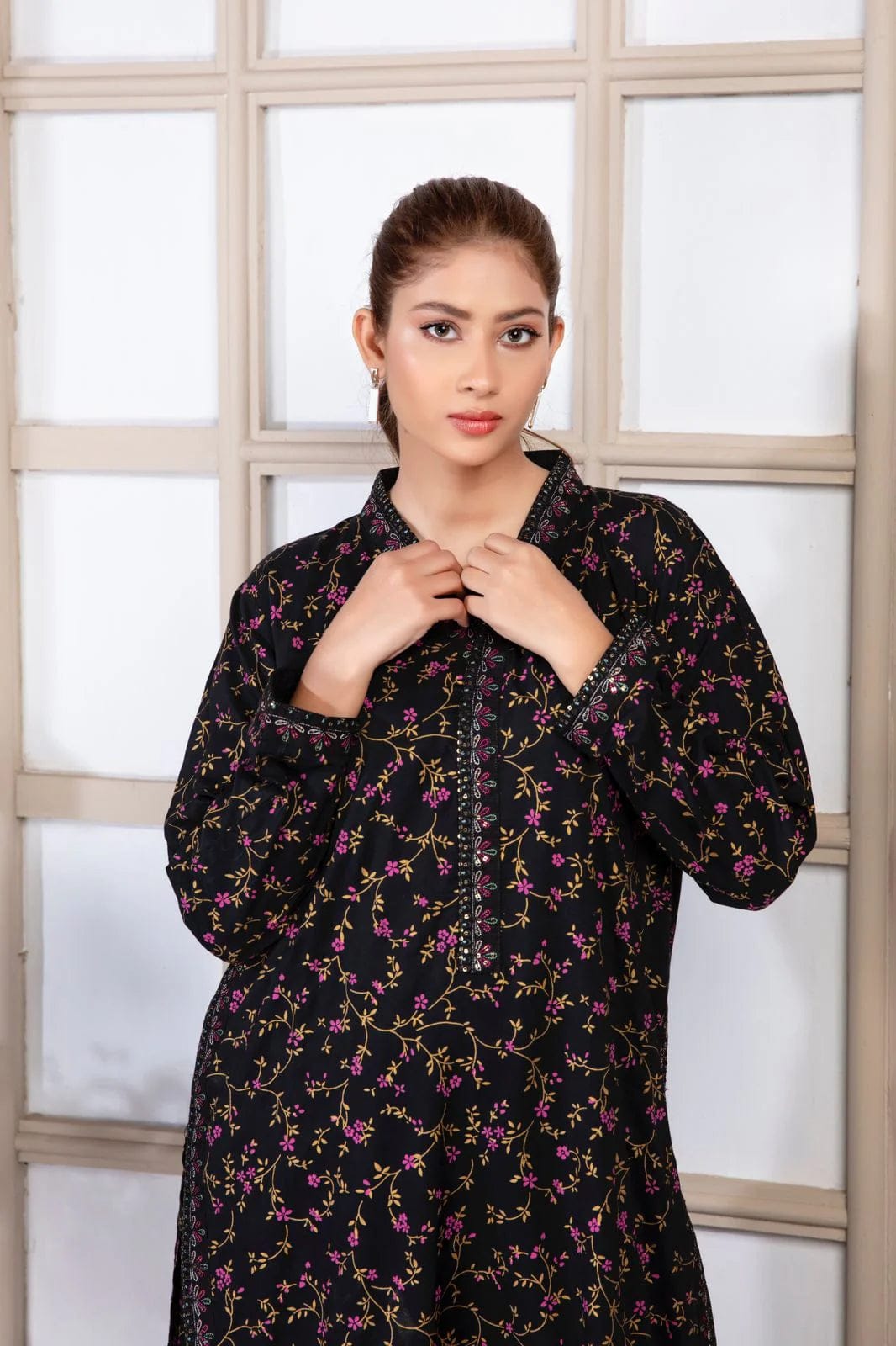 MIDNIGHT GOLD PRINTED 2PC