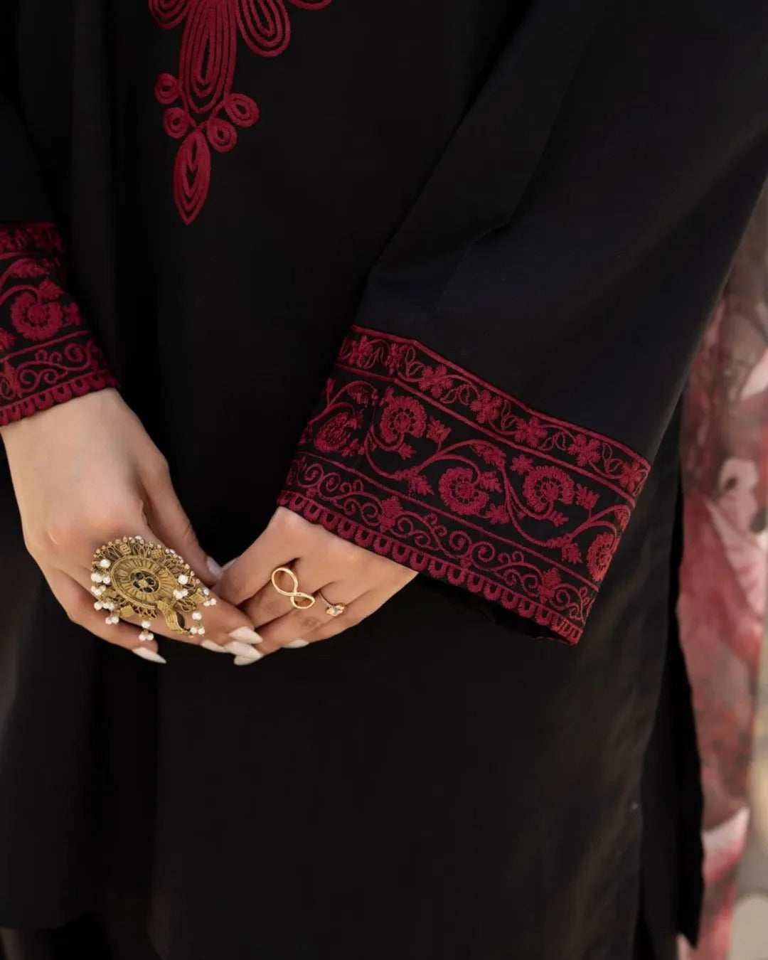 MAHI-NOOR EMBROIDERY 3PC-LILEN