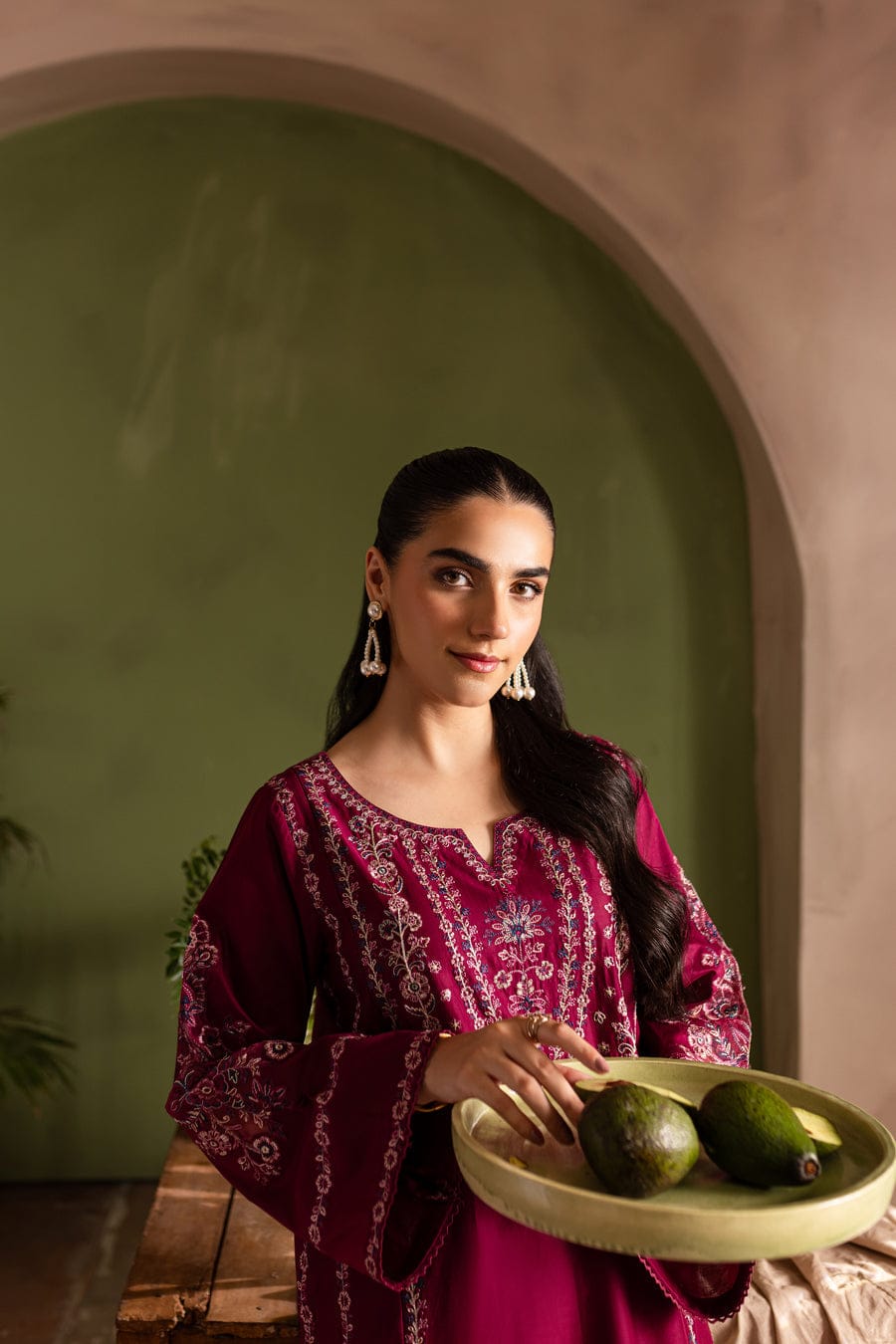 ZEENAT EMBROIDERY 2PC (HEAVY EMBROIDERY)