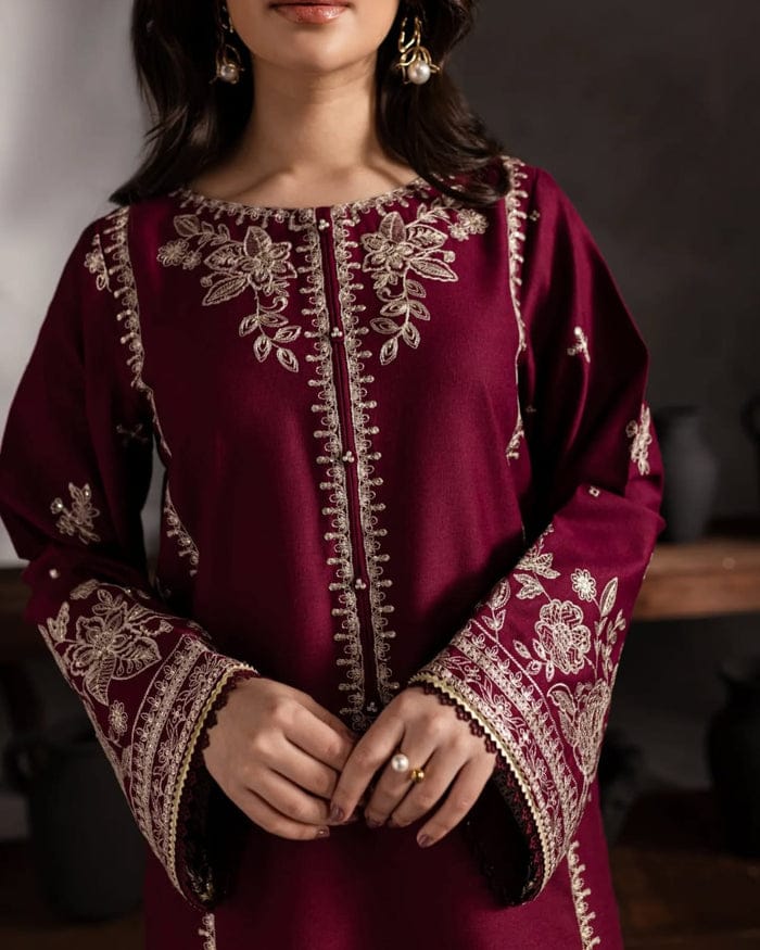 SAJNI EMBROIDERED 2PC-Pure Lawn