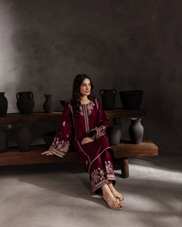 SAJNI EMBROIDERED 2PC-Pure Lawn