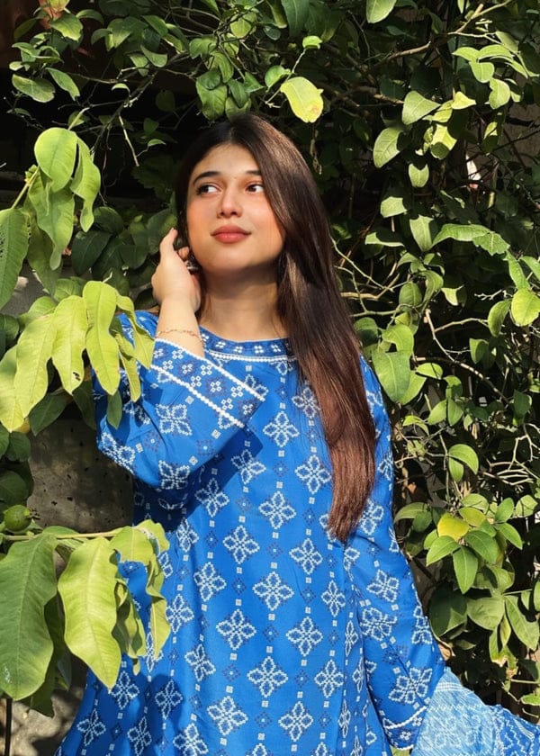 BERRY🫐 3PC SUIT WITH FARSI SALWAR