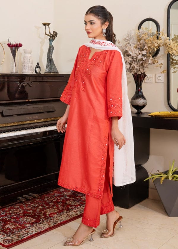 FLAME AURA EMBROIDERED 3PC