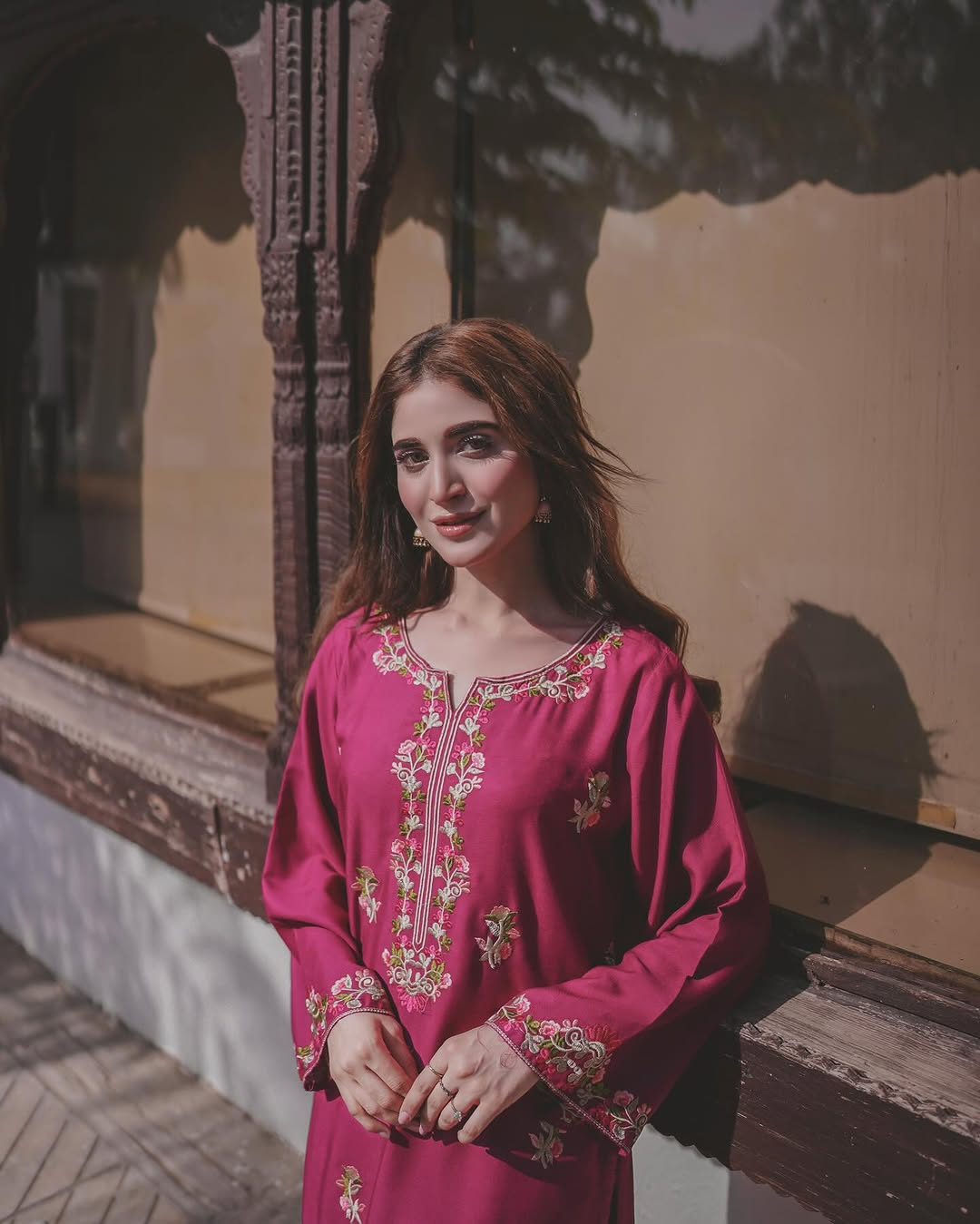 AANGAN EMB Long Length 2-Piece Set - The Mak's Store