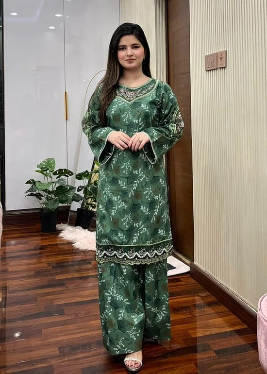WAFA EMBROIDERED 2PC