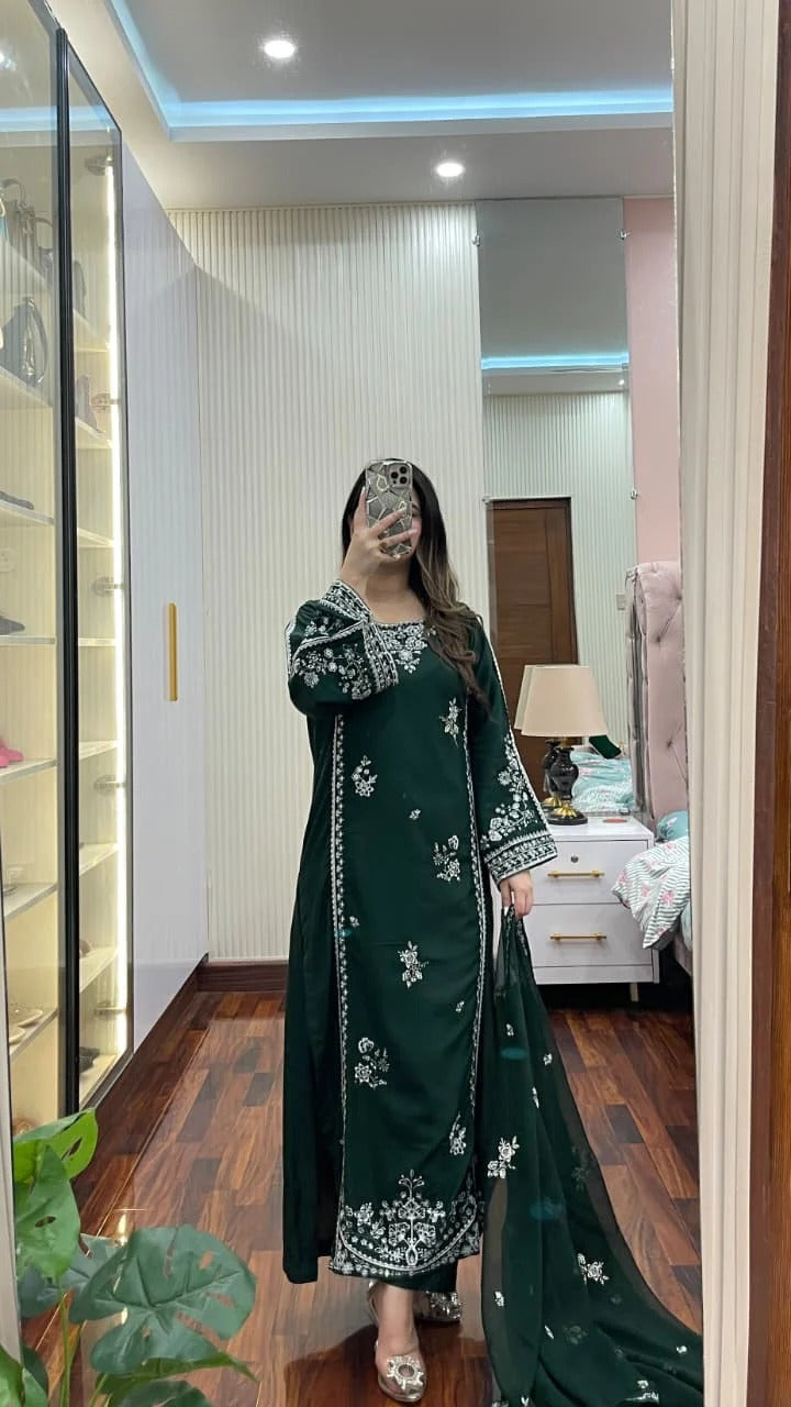 GRACE EMBROIDERY 3Pc