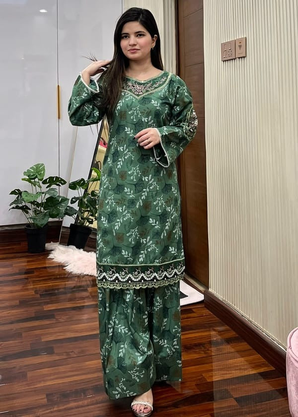 WAFA EMBROIDERED 2PC