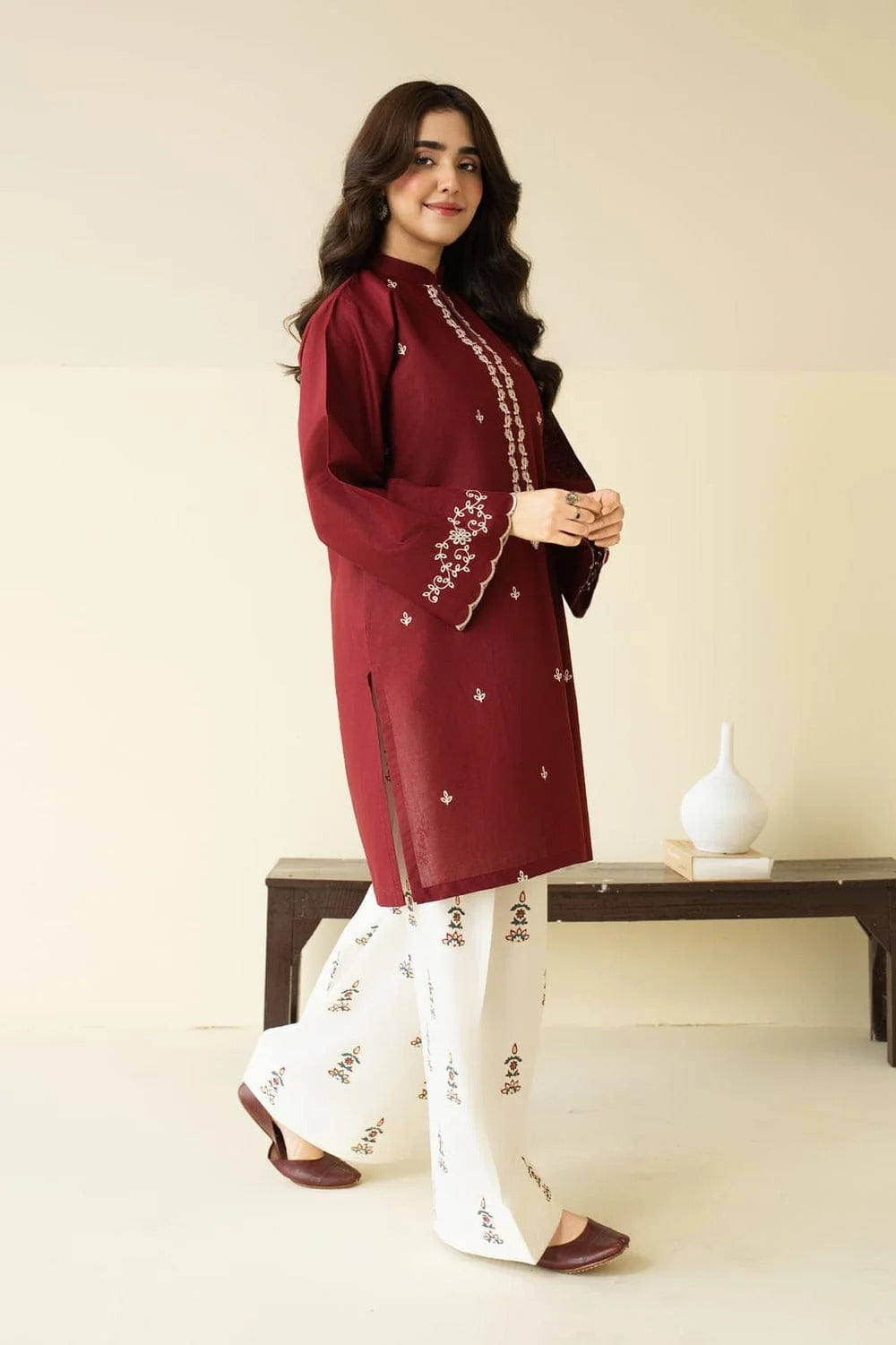 ZARF EMBROIDERED 2PC