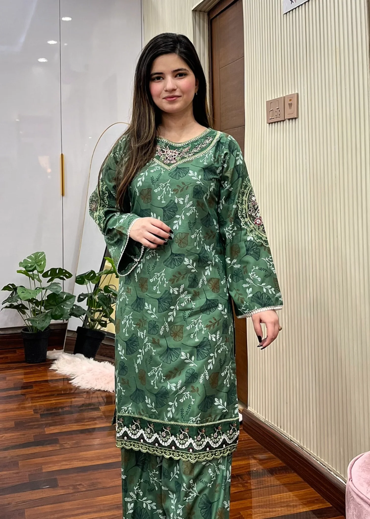WAFA EMBROIDERED 2PC - Love Shopi
