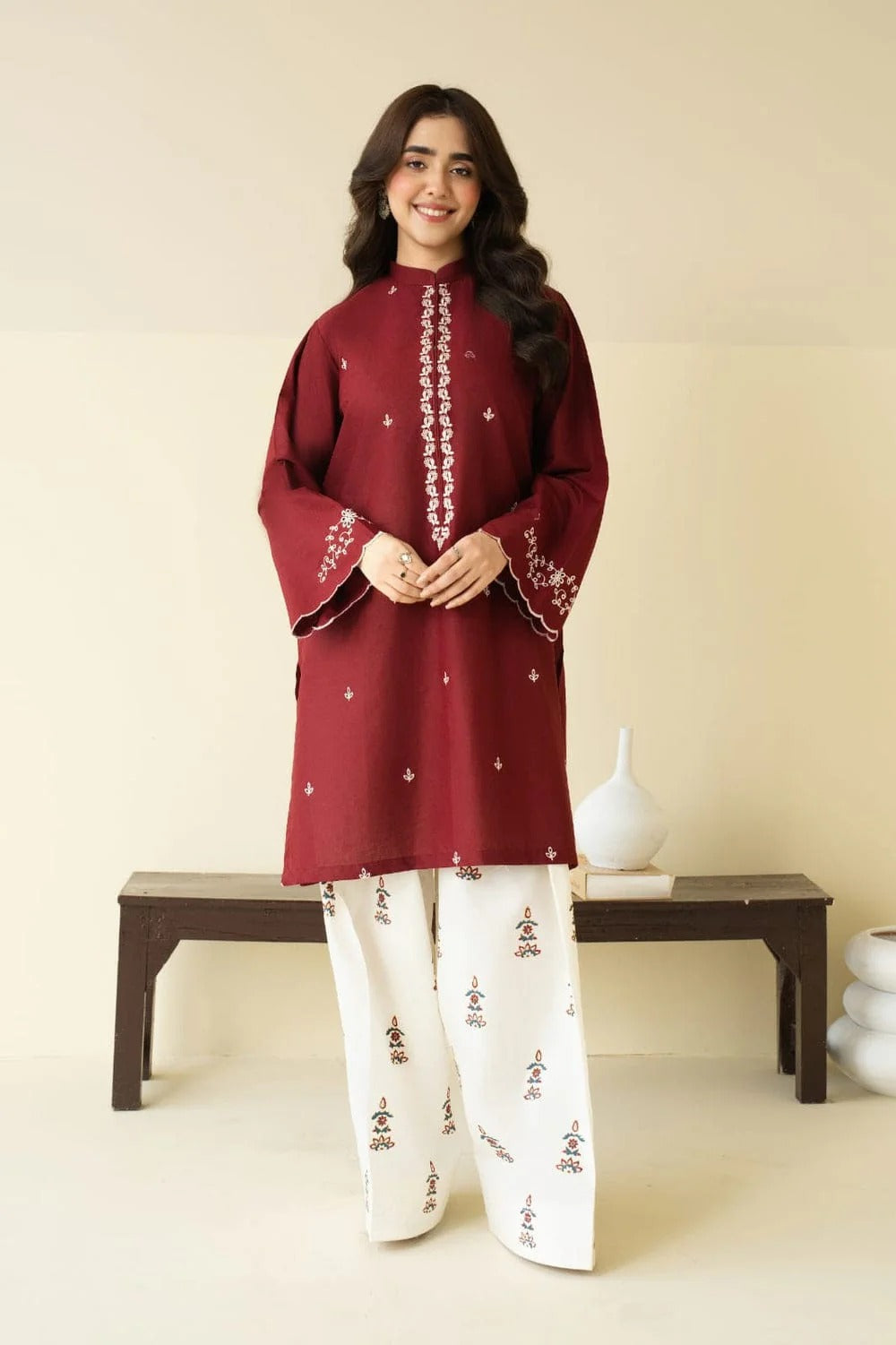 ZARF EMBROIDERED 2PC