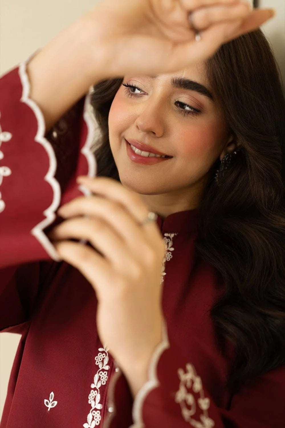 ZARF EMBROIDERED 2PC